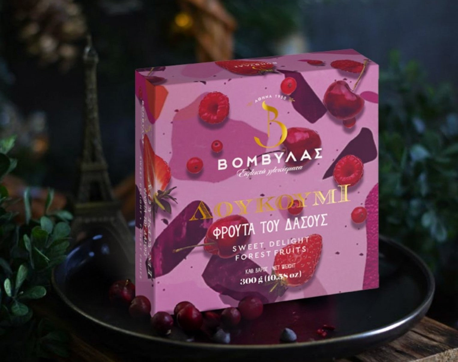Forest fruit loukoumi bites gift box 300g