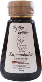 Carob Syrup Without Preservatives, Gluten, Added Sugars 240g