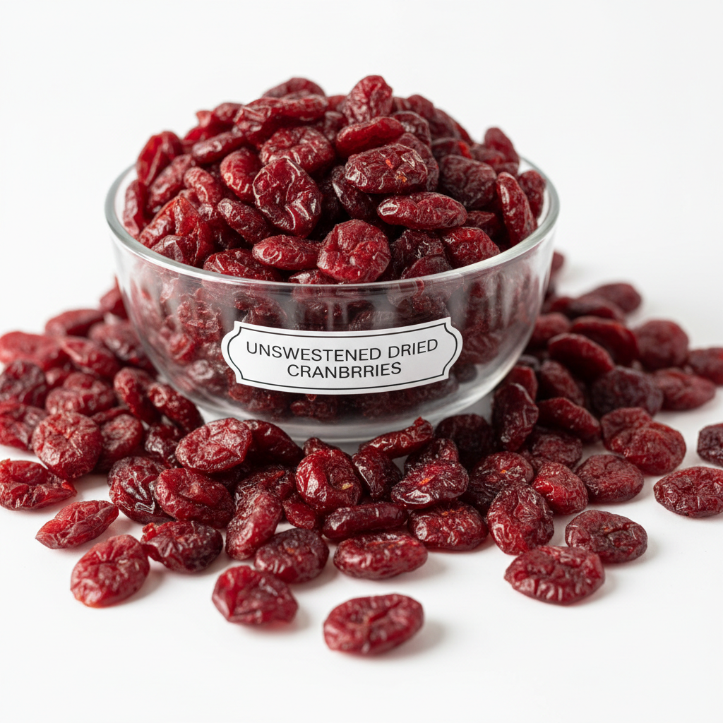 Cranberries χωρίς προσθήκη ζάχαρης